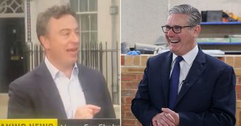 sam coates sky news keir starmer photos
