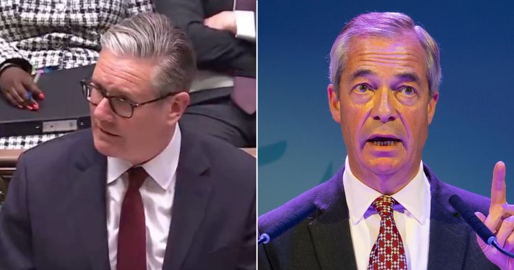 Keir Starmer calls out Farage's absence from PMQs amid questions over £5m gift