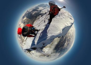 SWNS Pictures of the Year 2015 - One hundred of the most compelling images on the SWNS wire this year as chosen by our picture editors.


Pictured - Stephan Siegrist (L) and David Fassel (R). See South West copy SWHIGH. A pair of climbers retraced the steps of the brave Brit who first conquered the deadly Matterhorn 150 years ago to pose for a unique 360 degree pic Ã from the top of the WORLD. The high-altitude ÃbirdÃs eye viewÃ picture looks down on hardy Stephan Siegrist and David Fassel as they stood on top of the dangerous Swiss mountain Ã with the entire world in the background. The remarkable image was taken with a Google StreetView-style camera mounted on a Ãselfie stickÃ Ã creating the illusion that the pair were stood thousands of miles above the Earth.

Mammut / Ross Parry
