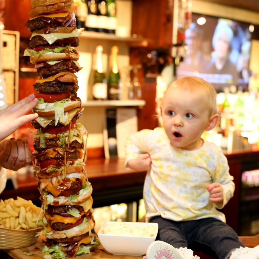 Restaurant Owner Creates Britain’s Tallest Burger