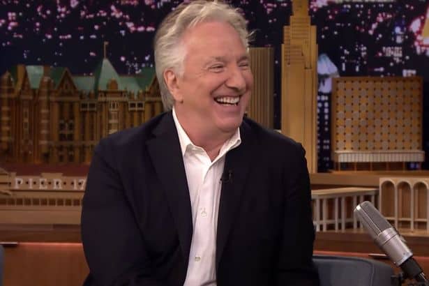 Alan Rickman’s last interview discussing Harry Potter…while inhaling helium