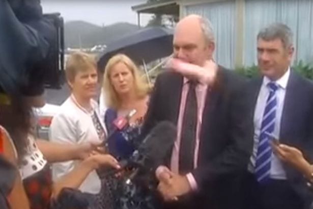 VIDEO – Politician Has Dildo Thrown in Face by Protester