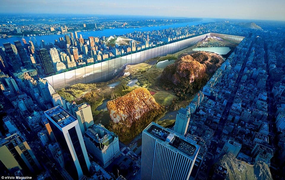 Manhattan’s Horizontal Skyscraper That Would Excavate Central Park