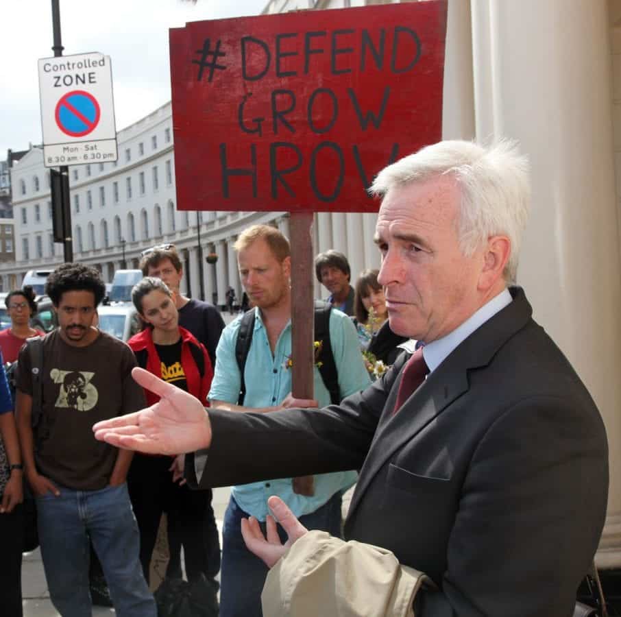 Labour must ‘work with rather than against’ unions – McDonnell