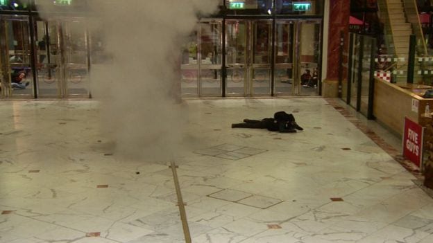 VIDEO – Mock terror attack at UK shopping centre