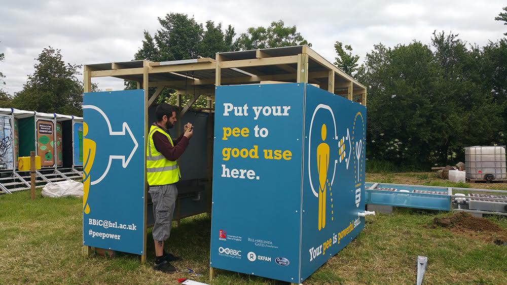 UWE Project Generates Electricity From Urine At Glastonbury