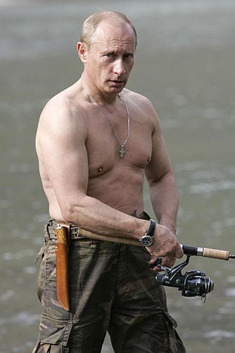 Porn block reducing Russian men to ogle topless pics of Putin
