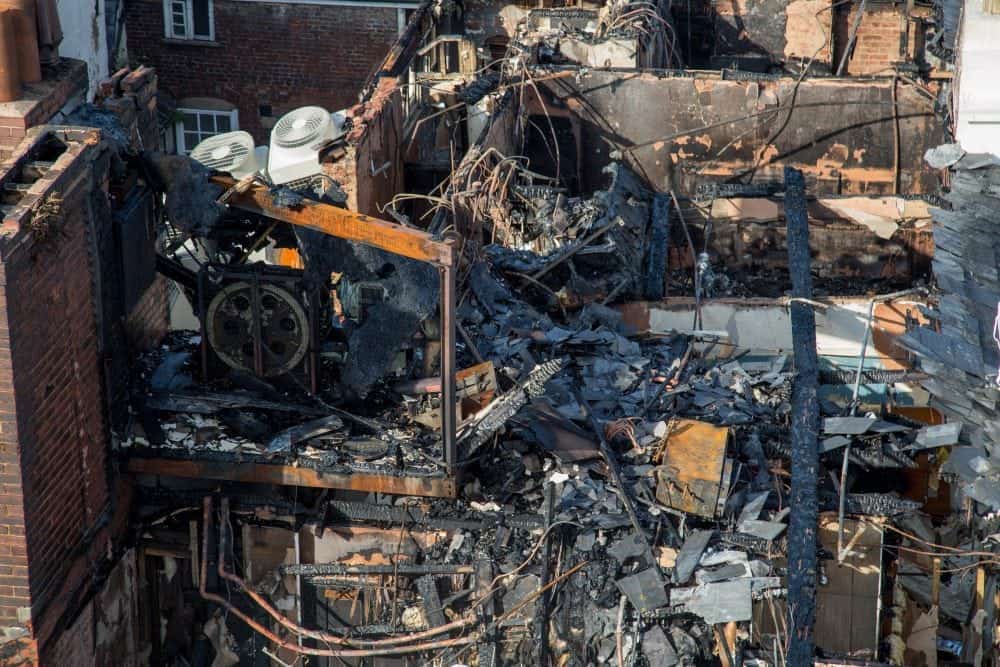Pictures Reveal Devastation at Historic Royal Clarence Hotel in Exeter