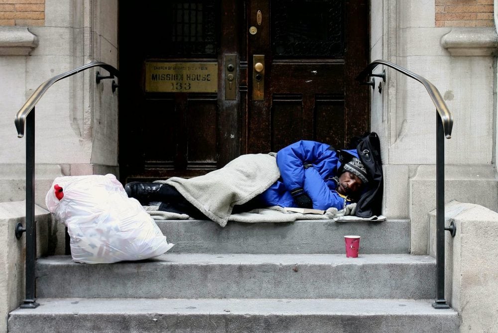 What to do if you see someone you suspect is a rough sleeper in cold weather