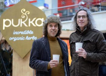 FILE PICTURE - Pukka Herbs  founders, Sebastian Pole and Tim Westwell. The co-founder of the booming Pukka herbal teas brand has revealed how the company was founded - by a classified advert in a local magazine. See SWNS story SWPUKKA.  More than one million cups of Pukka Herbs tea are drunk every day in 40 counties, helping the company to a £28million annual turnover.  But now boss Tim Westwell, 55, has revealed the incredible story of how he met co-founder Sebastian Pole through a humble classified ad.  He decided to pack in his corporate life in the IT business and turn his attention to something that inspired him.  Battling depression and with chronic back pain, the then-40-year-old looked to nature to help him overcome his low mood and he soon decided working with herbal remedies would be the "answers to his troubles".  He put a small ad in the Bristol lifestyle magazine Venue and offering his financial expertise in growing a sustainable business.  After two weeks he received only one response - from herbalist Sebastian.  The pair immediately hit it off and decided to launch business in herbalism, using Sebastian's knowledge of alternative therapies and Tim's business accumen.  Pukka Herbs was founded in 2001, mixing teas in Tim's kitchen while running the accounts from Sebastian's bedroom.