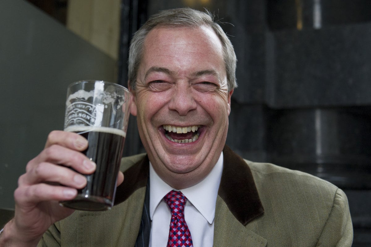 Farage ducks out of Leave march as just 350 turn up