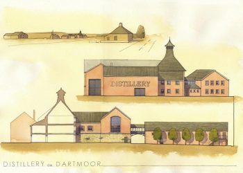 Architect’s impression of the planned Princetown Distillers in Dartmoor. See SWNS story SWWHISKY;  Plans are in place to build the biggest whisky distillery in England - on a moor made famous by Sherlock Holmes. Princetown Distillers Ltd want to build the largest facility distillery outside Scotland based on Dartmoor in Devon. The Somerset company wants to build a £4 million distillery in Princetown, Devon, which will be the second whisky producer in the area but the first of its kind. If given the go-ahead, it will be be the highest in the UK and the biggest in Britain outside Scotland, according to one of the men behind the plans.