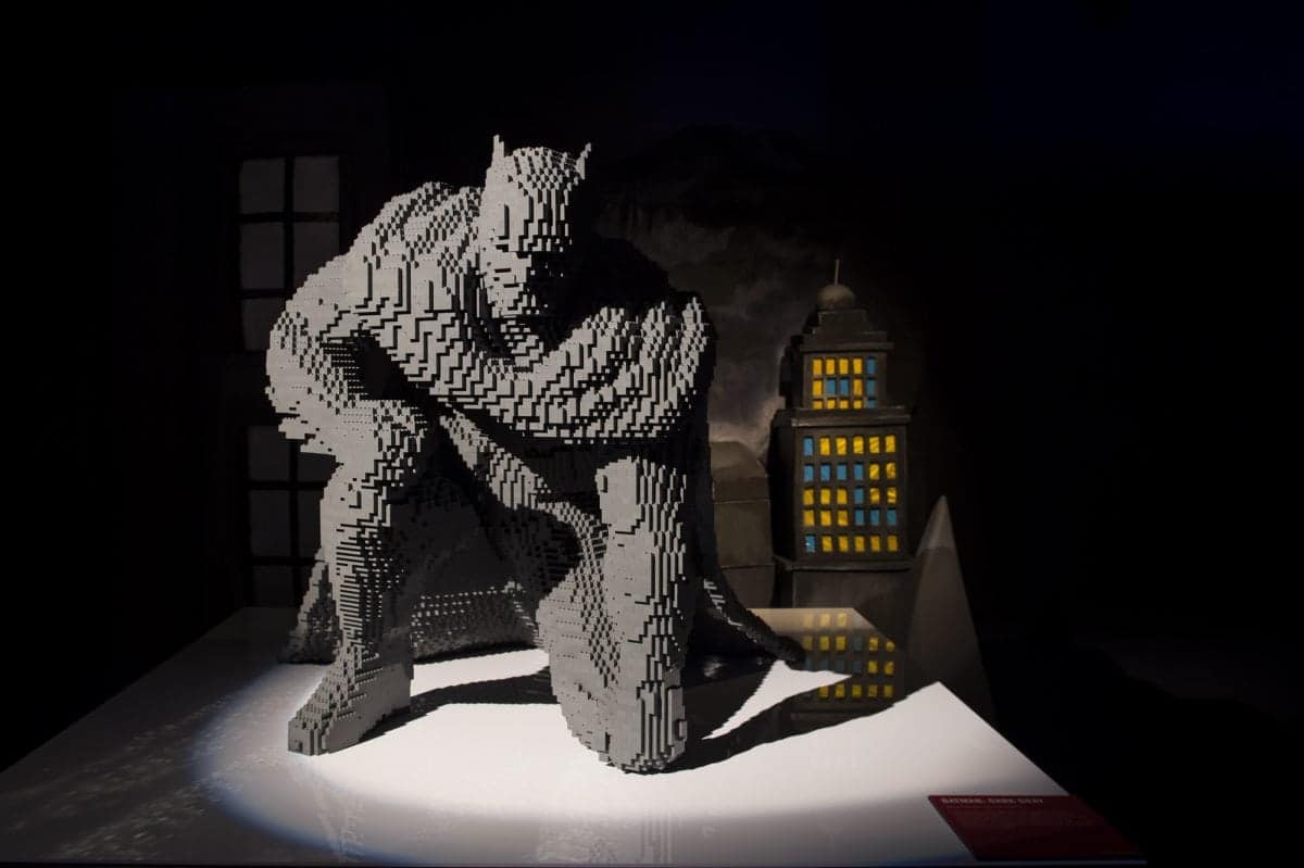 The Art of the Brick does DC super heroes