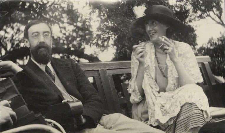 by Lady Ottoline Morrell, vintage snapshot print, June 1923