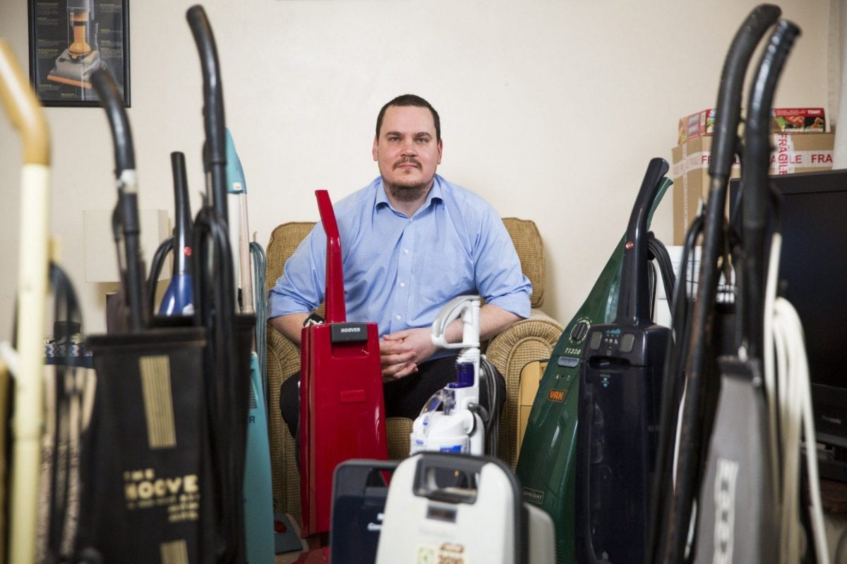 Watch – Suck it up! Man collects 300 vacuum cleaners