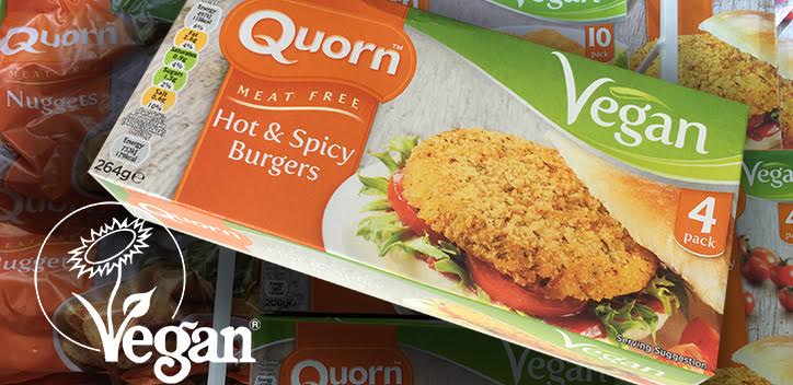 Quorn products officially registered as vegan