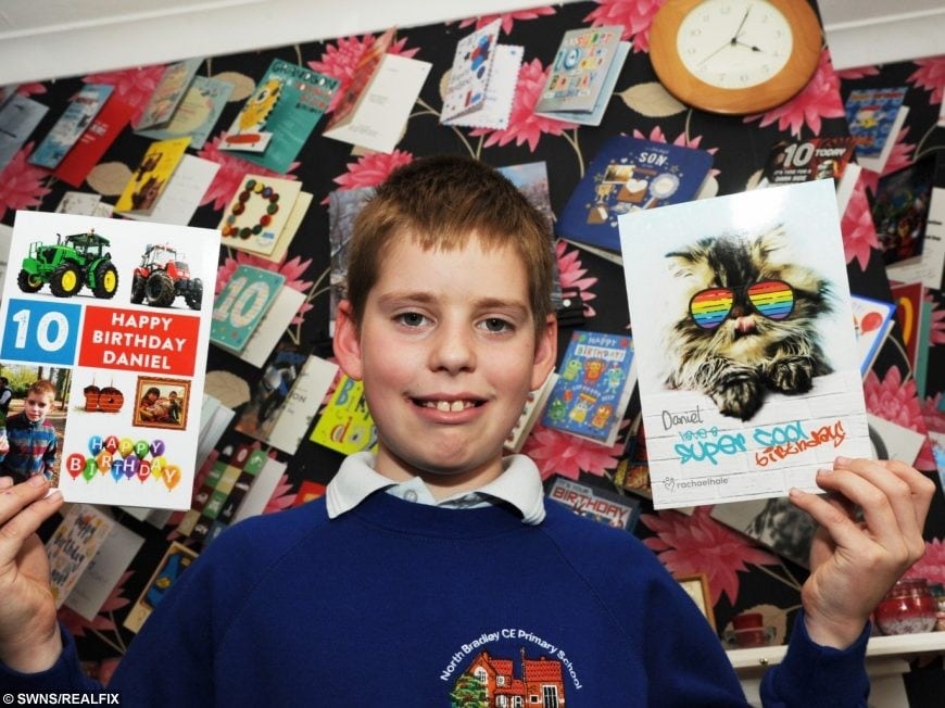 Autistic boy who never gets invited to parties got 100s of birthday cards from all over the world