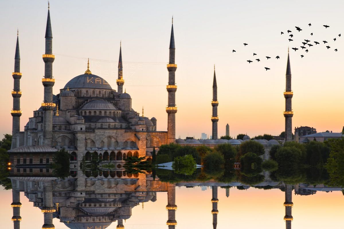 Blue mosque and hagia sophia ..