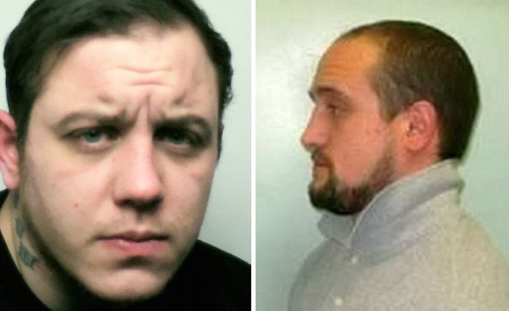 Two thieves have been jailed after throwing ACID in the faces of their victims