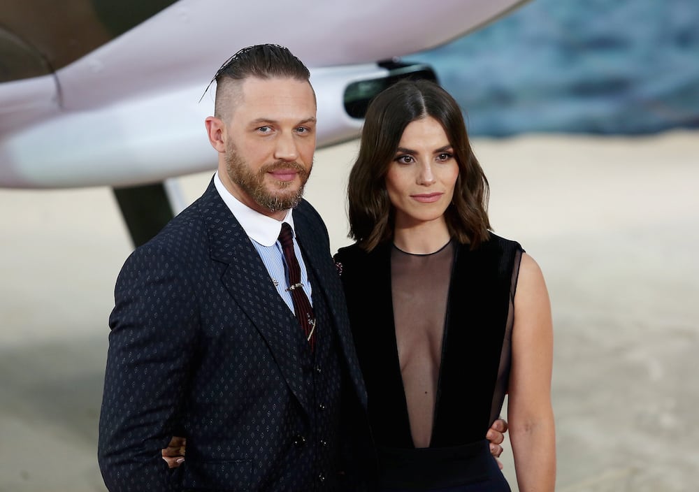 Tom Hardy and wife Charlotte Riley at the world premiere of Dunkirk at the ...