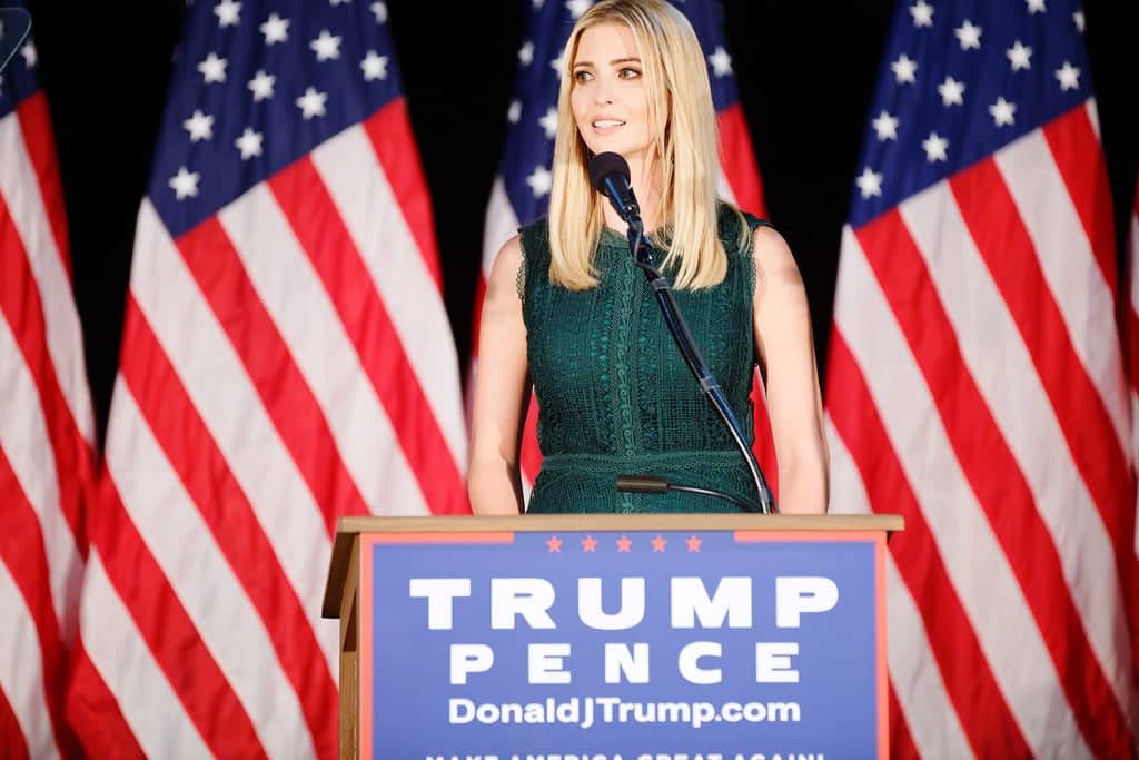 So Ivanka Trump did what Donald Trump said Hillary Clinton should be jailed for