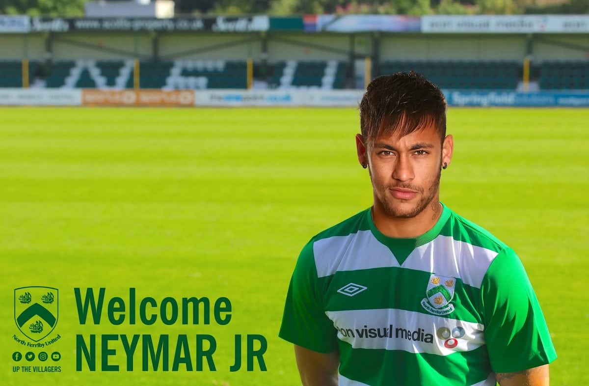 North Ferriby United announce signing of £200m Neymar