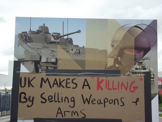First of the 46 activists on trial for protesting Government backed DSEI arms fair found guilty