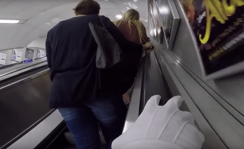 White glove video reveals the cocktail of germs we come in contact with on the tube