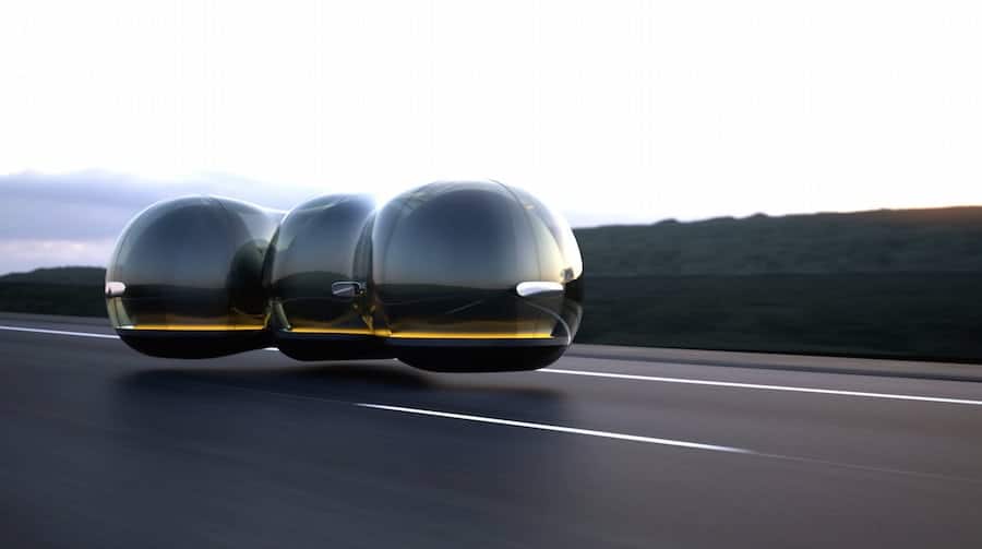 In the future we will be driving around in ‘cars’ which FLOAT thanks to magnetic levitation