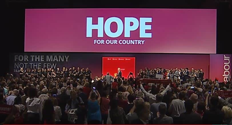 “We are now the political mainstream” – Jeremy Corbyn’s Labour Party Conference Speech in full: