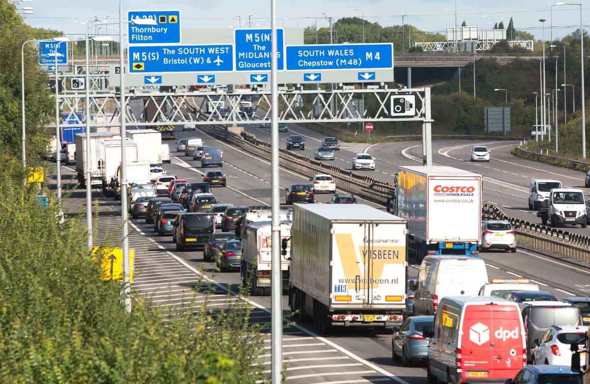 A motorist died after he parked on M5 and was hit by a lorry