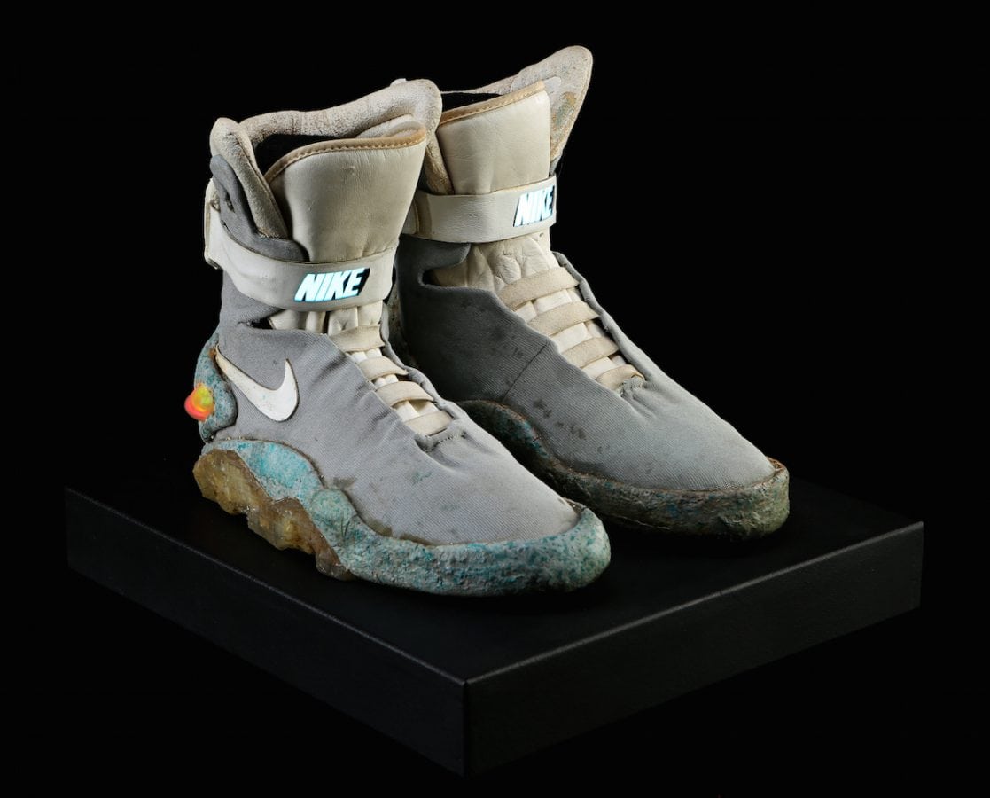 Marty McFly’s lace-up trainers sold at auction along with the most famous wallet EVER