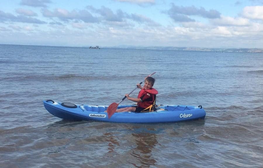 Eight-year-old rescues five people in three days on his kayak