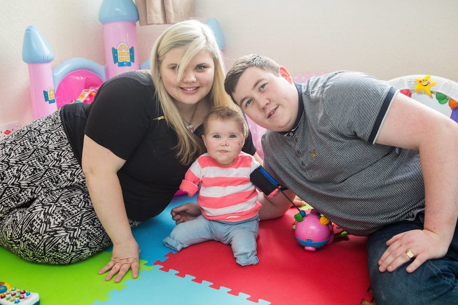 Watch -Mum’s ecstatic reaction as quadruple amputee daughter takes first steps on prosthetic legs