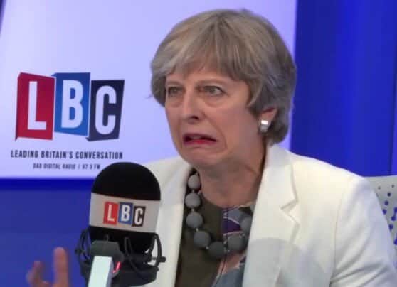 WATCH: Theresa May refuses THREE TIMES to tell LBC how she would vote if there was another Brexit referendum today