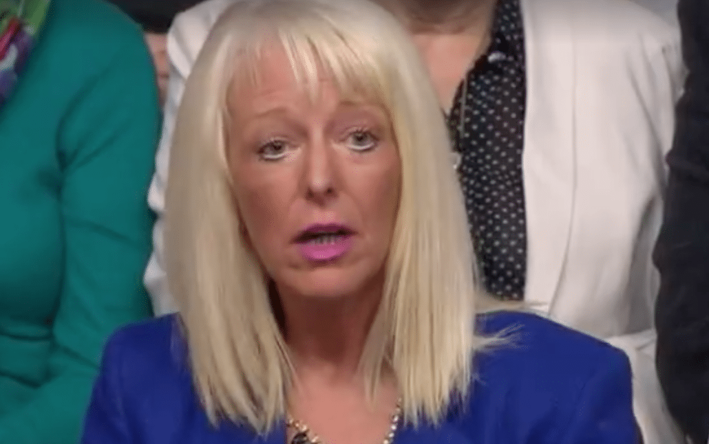 Watch this lady in blue on BBC Question Time sum up the Conservative Party right now