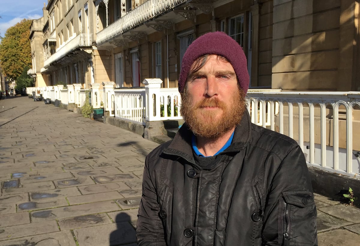 Two beggars have been kicked out of a posh city suburb…but locals have launched a campaign to bring them back
