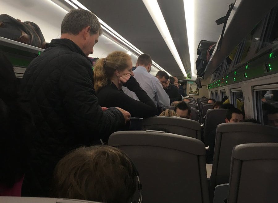 Britain’s newest super train came into service – setting off 25 minutes LATE