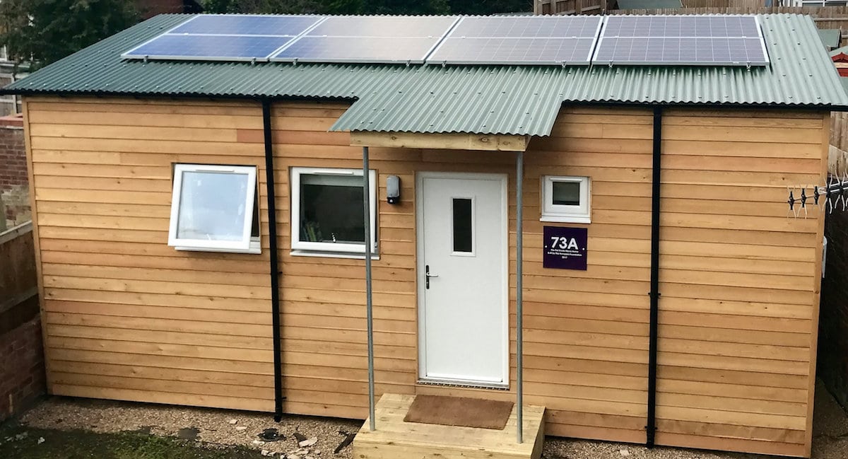 Teenager becomes first to move into £40K “Micro-Home” billed as a cure to Britain’s homelessness problems