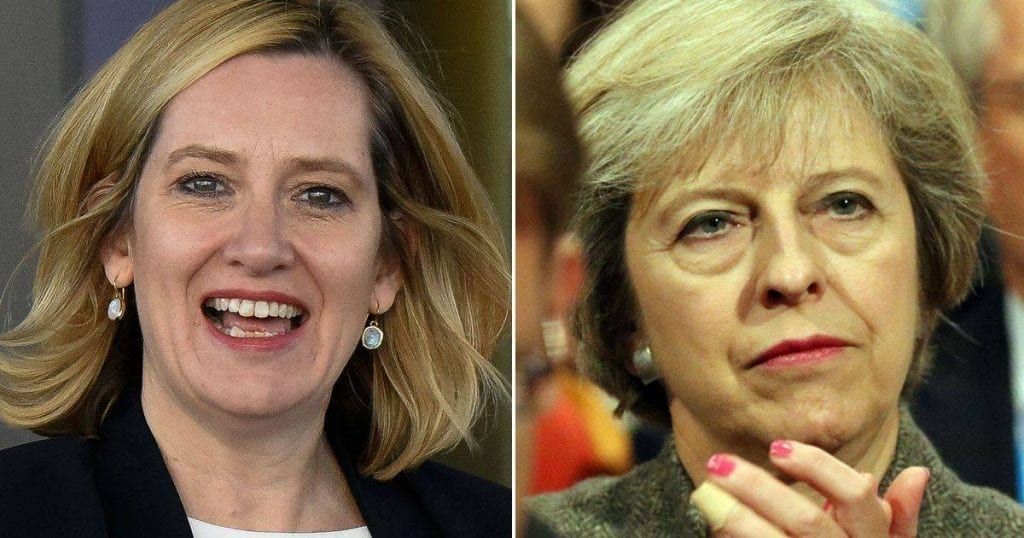 Home Secretary Amber Rudd Prime Minister Theresa May