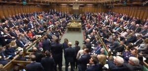 Tory MP's standing during PMQs