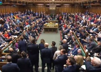 Tory MP's standing during PMQs