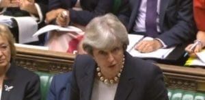 Theresa May at PMQs