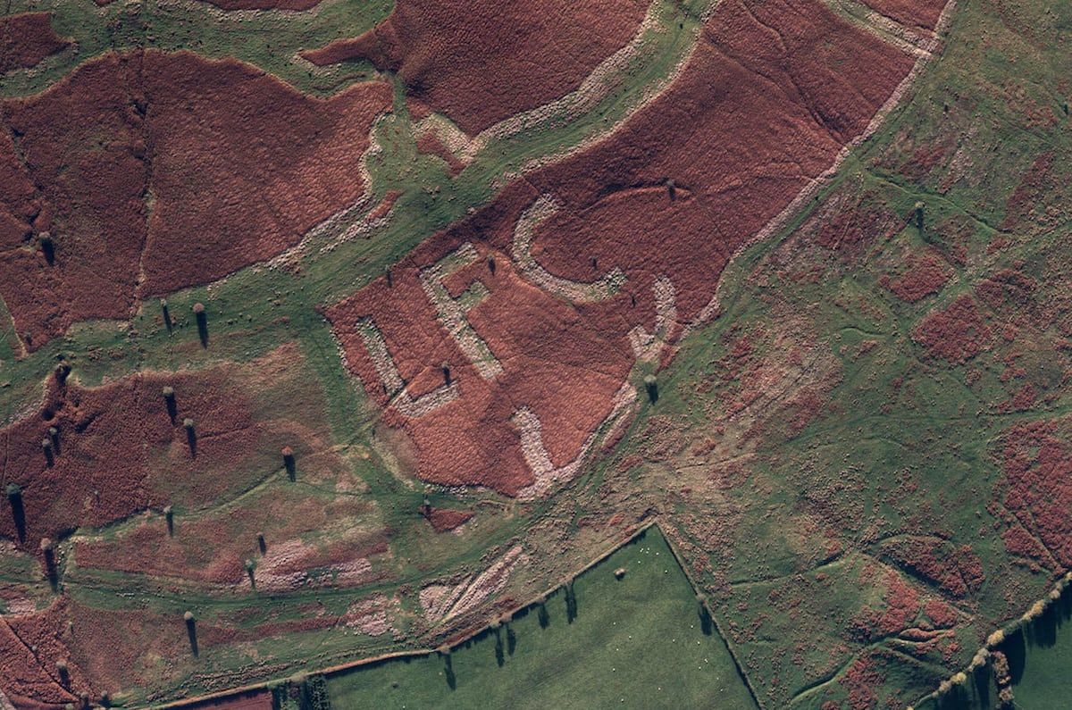 Mystery Liverpool fan declares love for his beloved team by carving out ‘LFC’ in field with 100 metre long letters