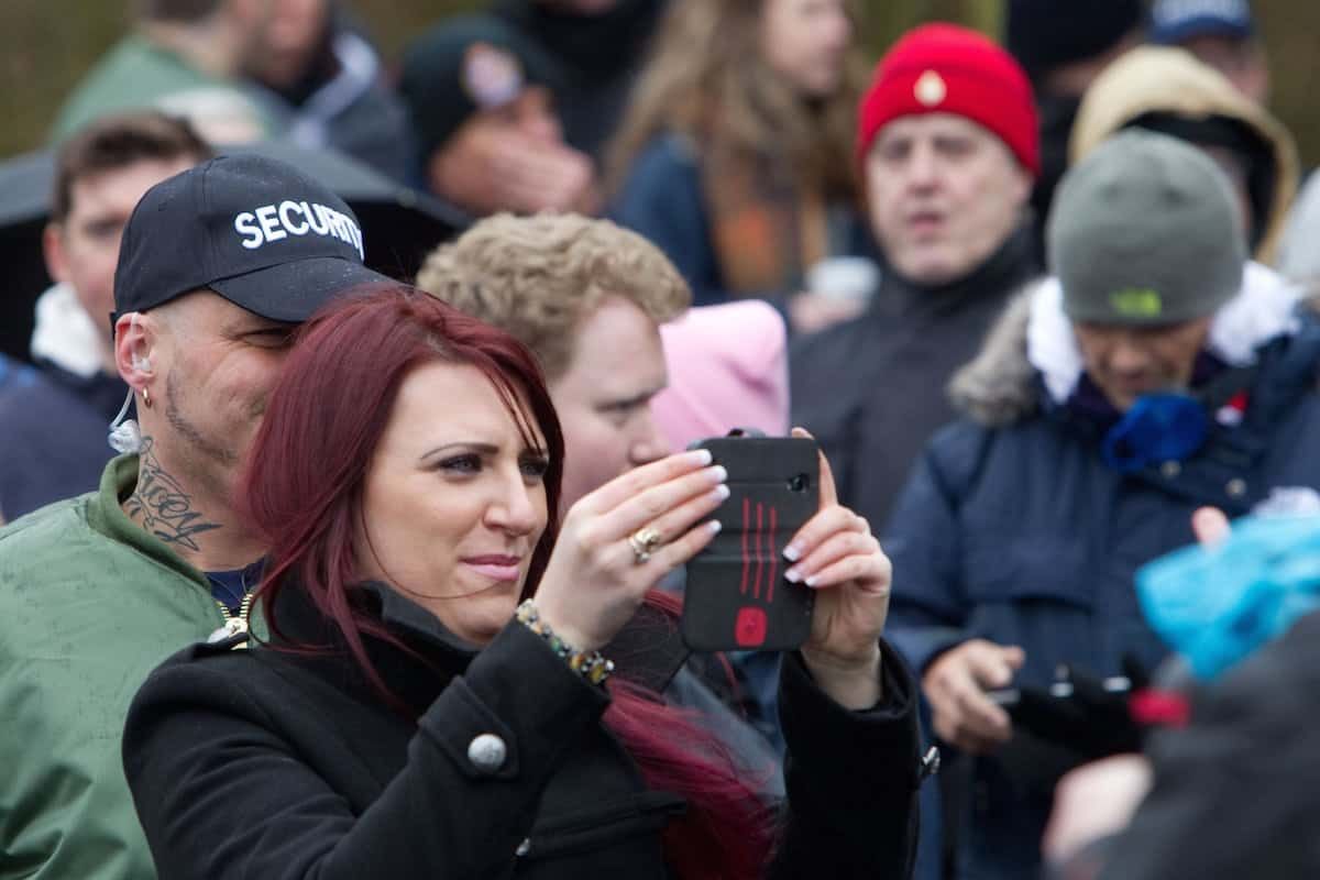 Police release defiant mugshots of the Britain First leaders early because of impact they have had on the community