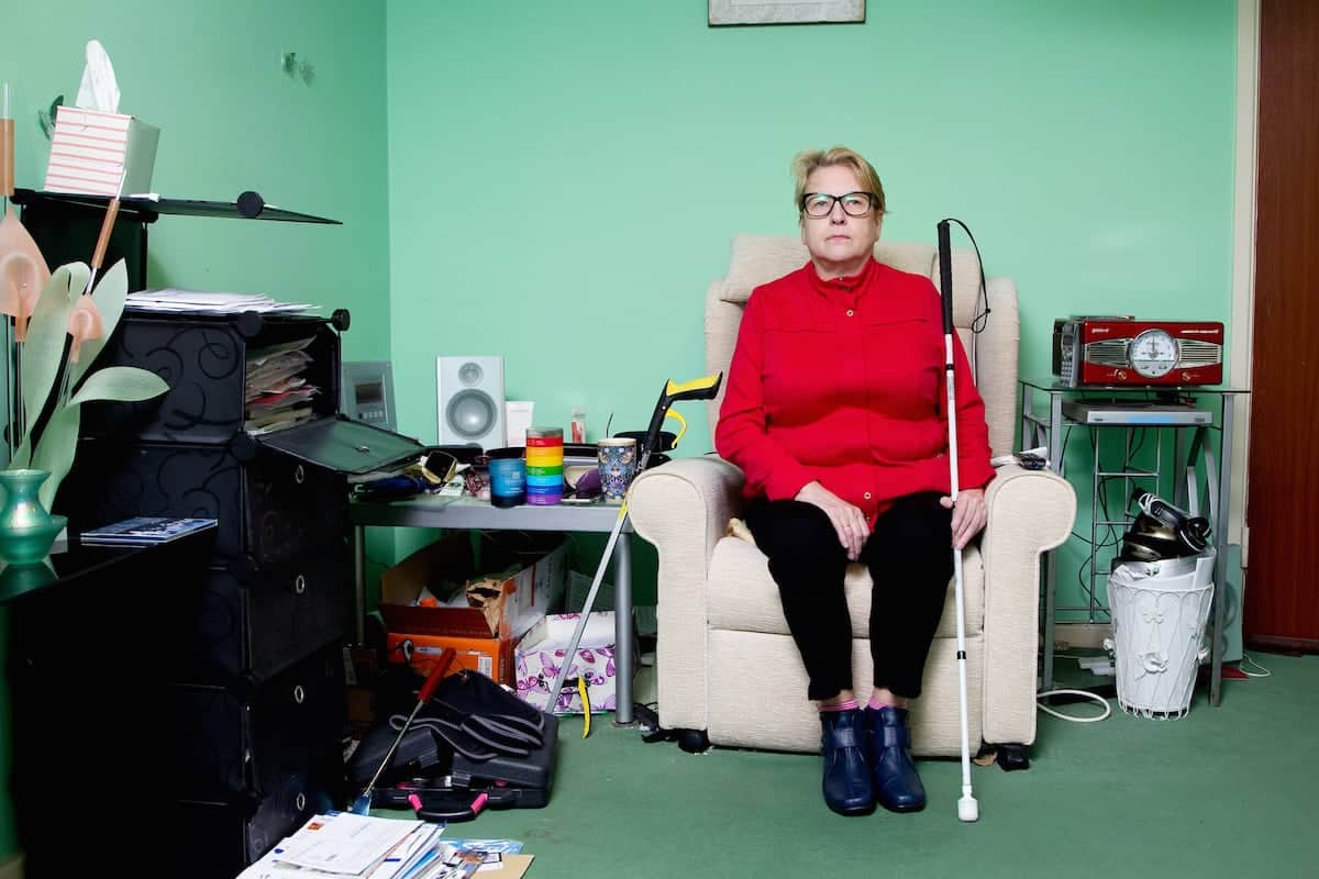 Partially blind woman who can barely walk no longer eligible for free NHS service to take her to hospital appointments – as she is “too healthy”