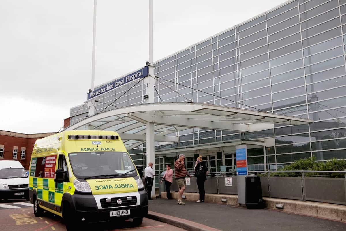 General View of Worcestershire Royal Hospital. See News Team story NTITROLLEY; This photograph shows emergency patients crammed into trolleys in a hospital corridor as a winter beds crisis looms. The picture taken on Wednesday November 1 2017 by an anonymous observer, suggests Worcestershire Royal Hospital in Worcester is already under strain with the worst of winter still to come. Last month the chief executive of Worcestershire Acute Hospitals NHS Trust, Michelle McKay, pledged to stop the practise of caring for patients on trolleys at a meeting of the health overview and scrutiny committee (HOSC) at County Hall in Worcester.