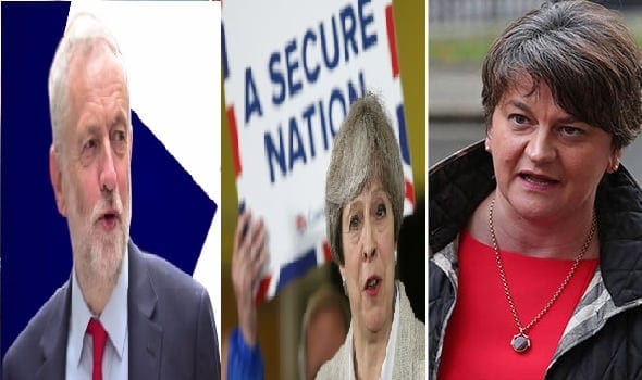 “Division, infighting in Cabinet & reliance on the DUP make the Tories weak” – EU Council Statement, Corbyn vs May in full