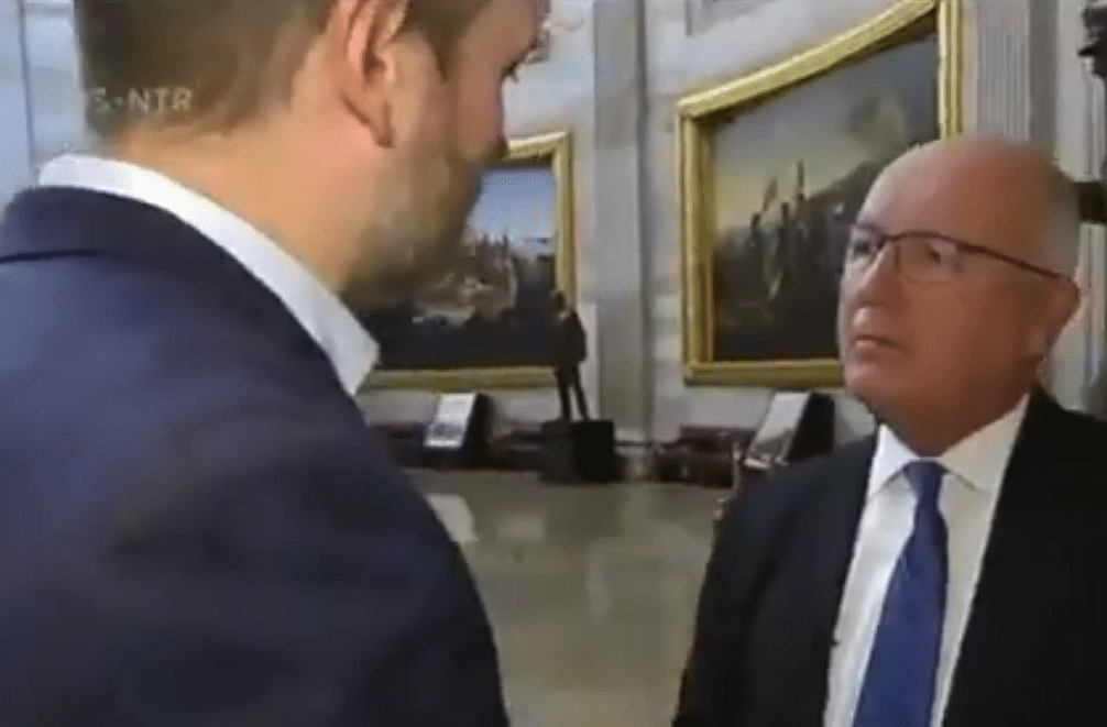 Watch: US ambassador gets caught out on “fake news” claim about Islam in Europe
