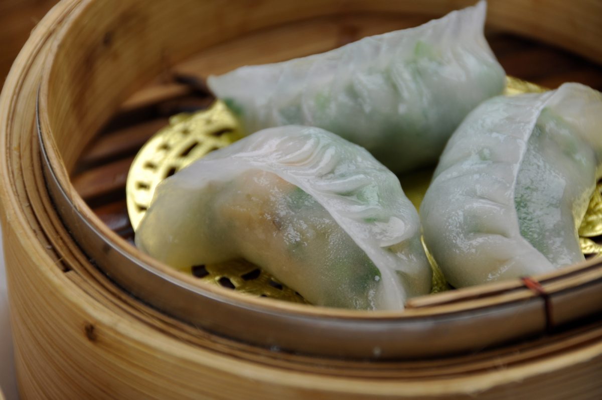 Royal China chicken and chive dumplings